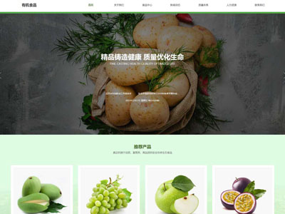 大石桥岫岩有机食品集团有限公司网站制作设计